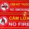 BẢNG CẤM LỬA CẤM THUỐC MICA