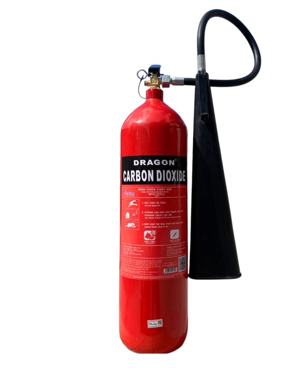 BÌNH CHỮA CHÁY DRAGON CO2 5KG ( CÓ TEM KIỂM ĐỊNH)