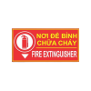BẢNG NƠI ĐỂ BÌNH CHỮA CHÁY