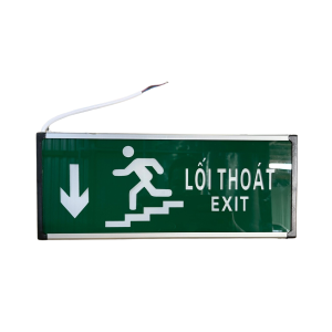 ĐÈN EXIT XUỐNG CẦU THANG