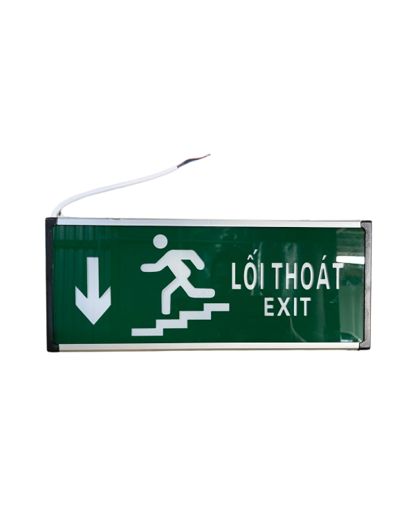 ĐÈN EXIT XUỐNG CẦU THANG