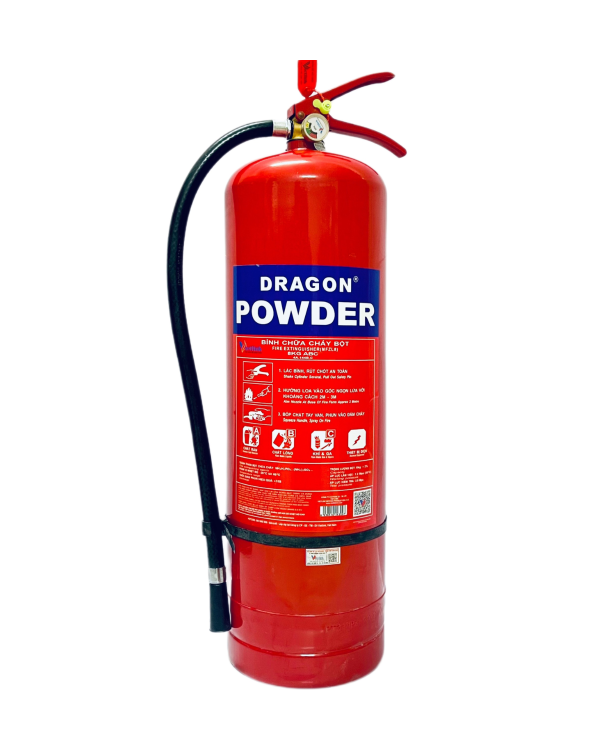 BÌNH CHỮA CHÁY DRAGON 8KG ( CÓ TEM KIỂM ĐỊNH)